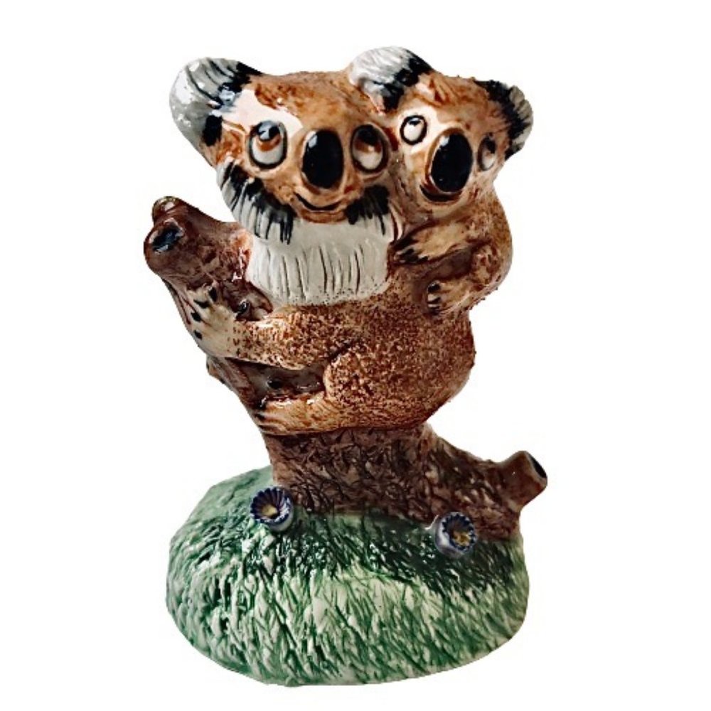Basil Matthews Vintage Koala Bears Figurine Signed